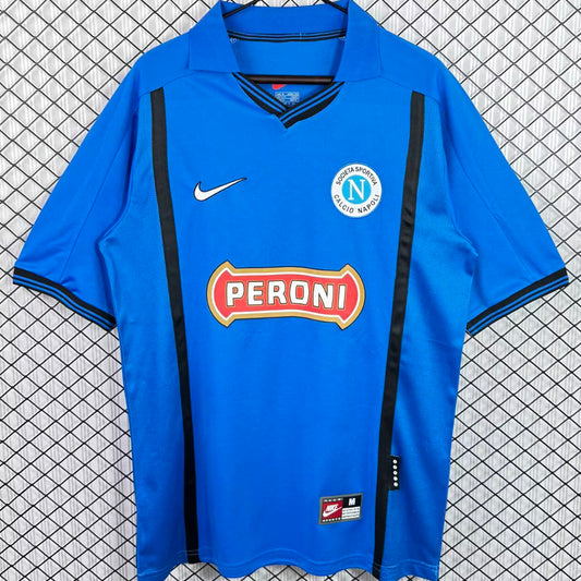 Jersey 1999/2000 Napoli Local Manga corta Versión Fan Retro