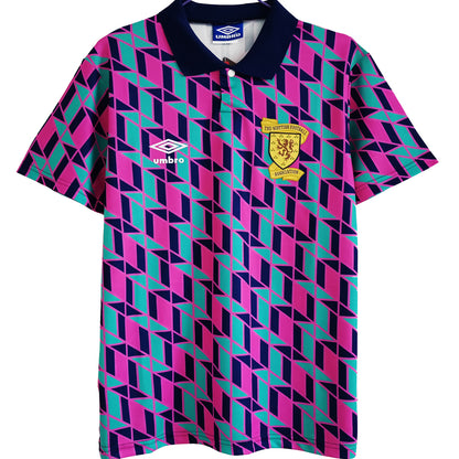1988/90 Scotland Visitante Versión Fan Selecciones Retro