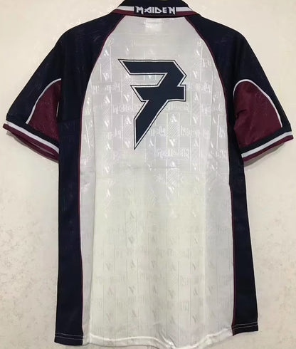 Jersey 1999 West Ham X Iron Maiden Especial Manga corta Versión Fan Retro