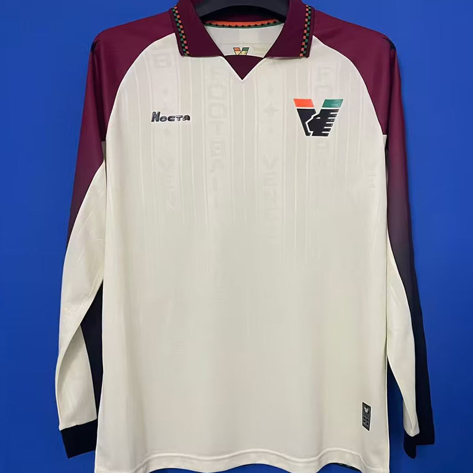 Jersey 2025/26 Venezia FC Visitante Manga larga Versión Fan