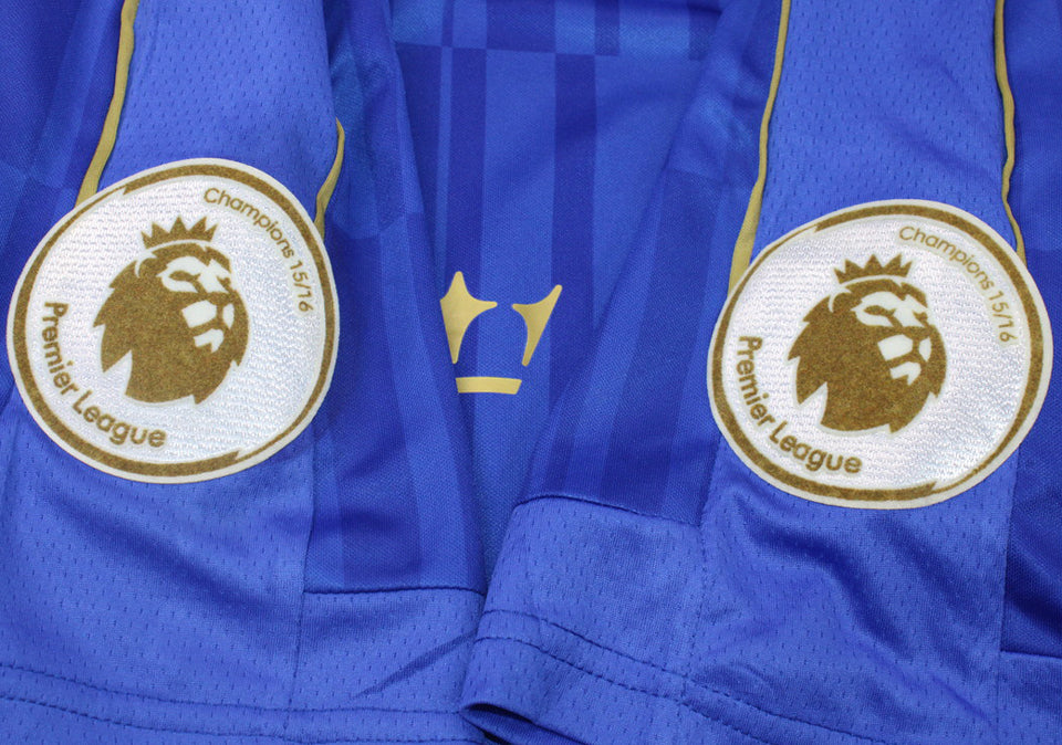 jersey 2016/17 leicester city local manga corta versión fan retro