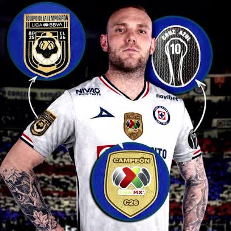 jersey 2026/27 cruz azul local manga larga versión jugador