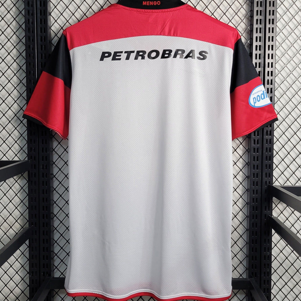 jersey 2008/09 flamengo visitante manga corta versión fan retro