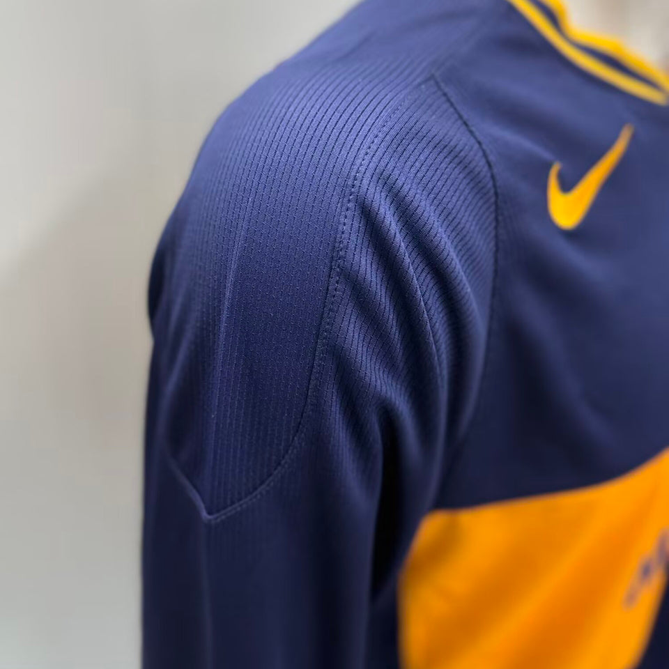 jersey 2006/07 boca local manga larga versión fan retro