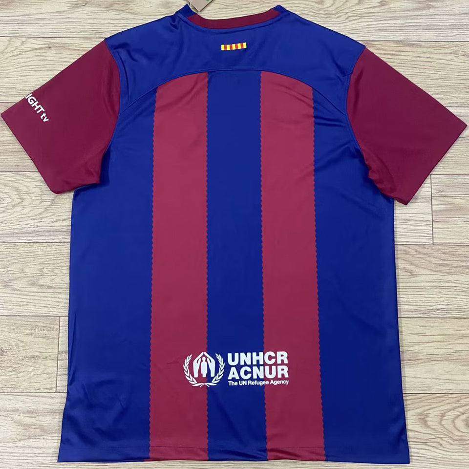 Jersey 2023/24 Barcelona Local Manga corta Versión Fan