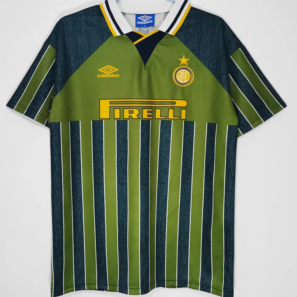 Jersey 1995/96 Inter Milan Visitante Manga corta Versión Fan Retro