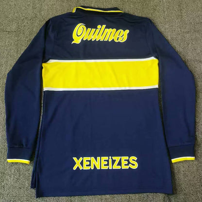 Jersey 1997 Boca Local Manga larga Versión Fan Retro