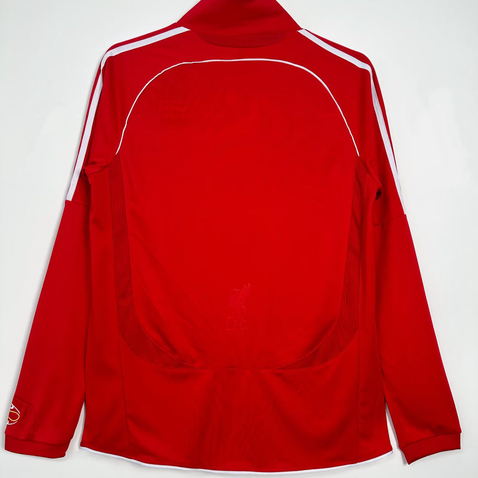 Jersey 2006/08 Liverpool Local Manga larga Versión Fan Retro