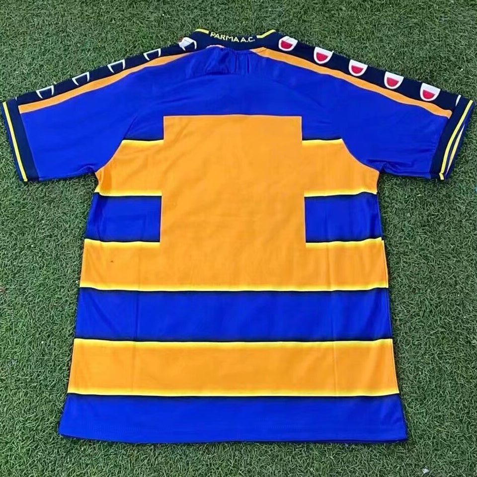 jersey 2002/2003 parma local manga corta versión fan retro