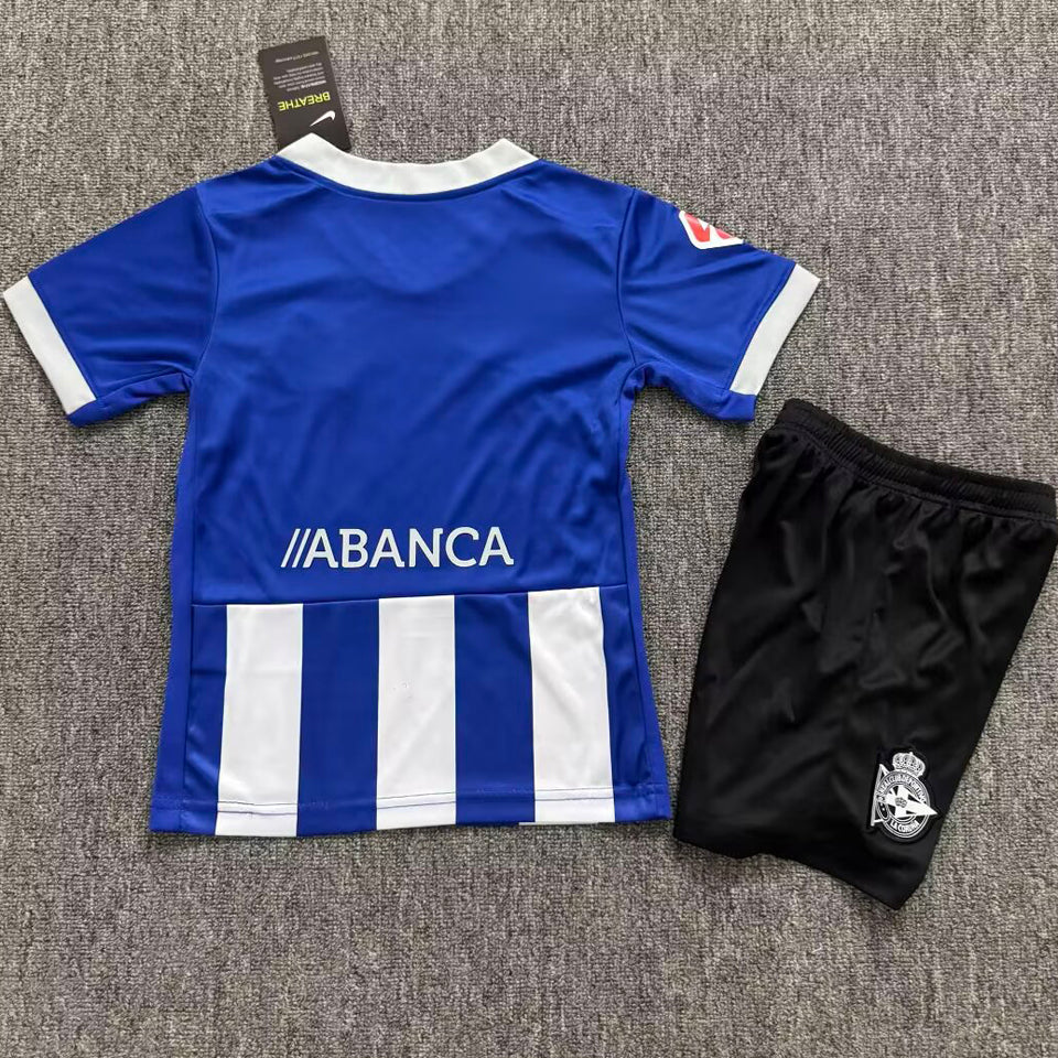 jersey 2026/27 deportivo la coruna local manga corta niño