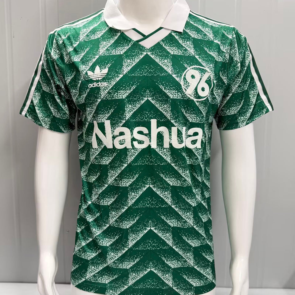jersey 1990/1991 hannover 96 visitante manga corta versión fan retro