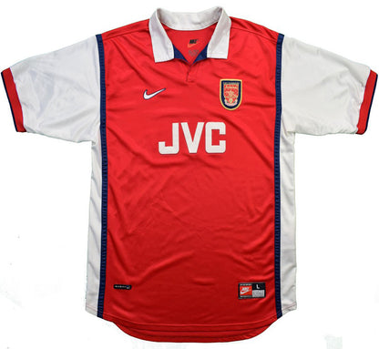 Jersey 1998/99 Arsenal Local Manga corta Versión Fan Retro