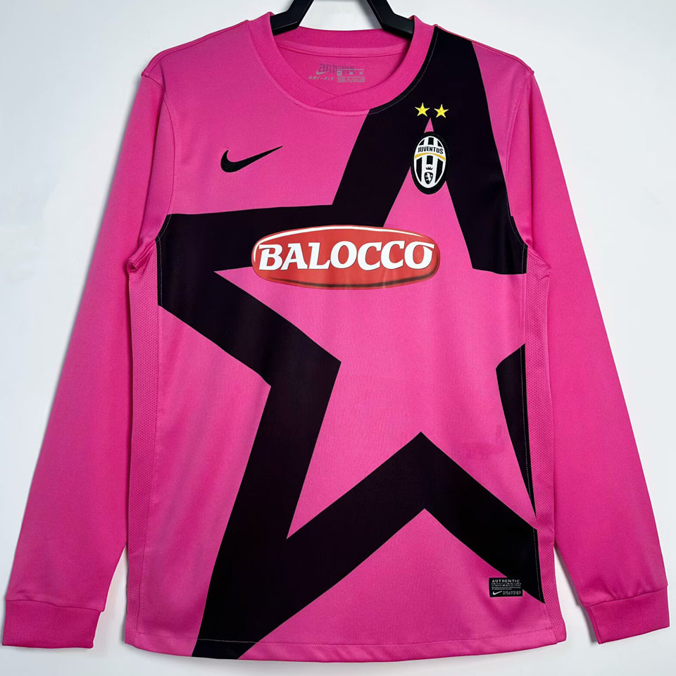 jersey 2011/12 juventus visitante manga larga versión fan retro
