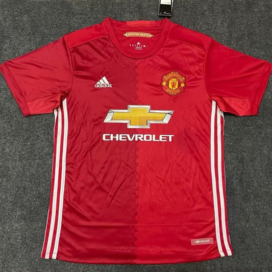Jersey 2016/17 Manchester United Local Manga corta Versión Fan Retro