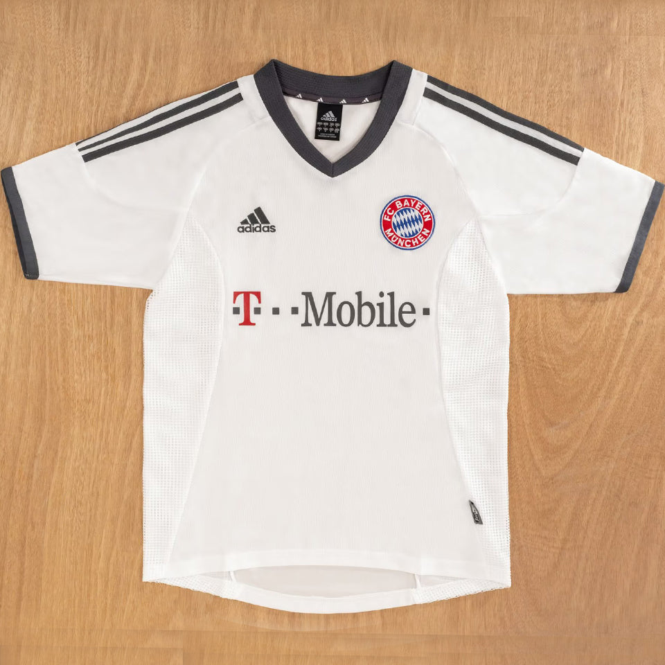 jersey 2002/2003 bayern munich tercero manga corta versión fan retro