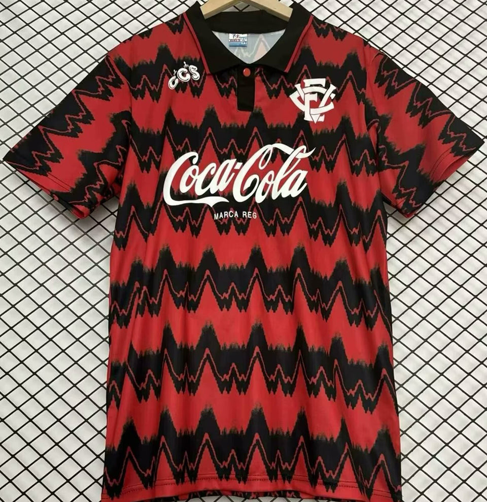 jersey 1993 victoria local manga corta versión fan retro