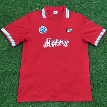 Jersey 1988/89 Napoli Tercero Manga corta Versión Fan Retro