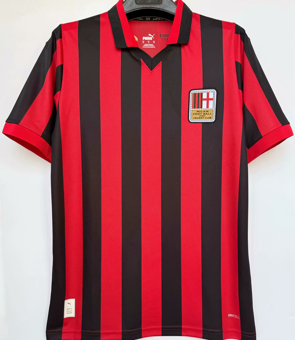 jersey 2025 ac milan especial manga corta versión fan