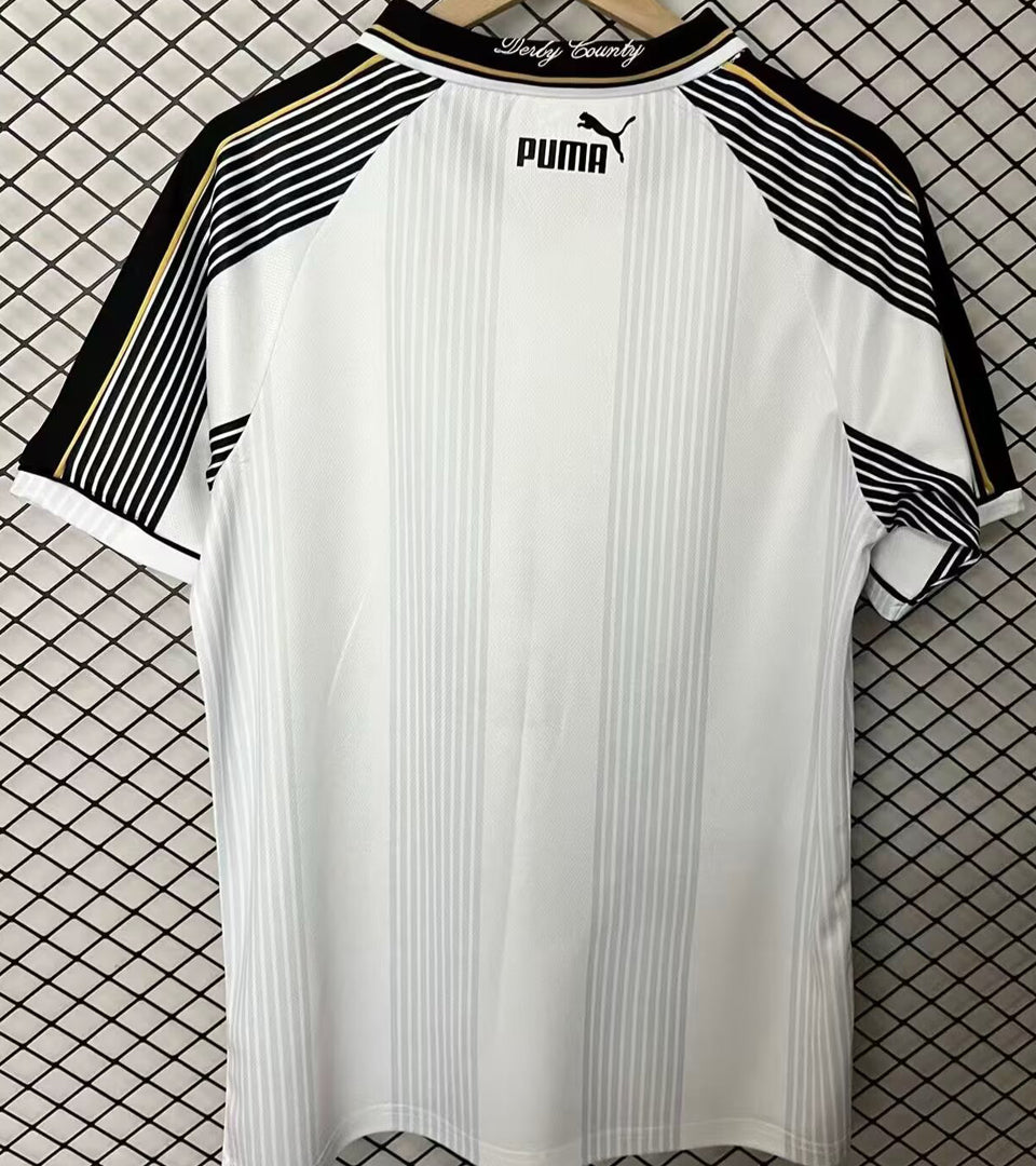 jersey 1995/1996 derby county local manga corta versión fan