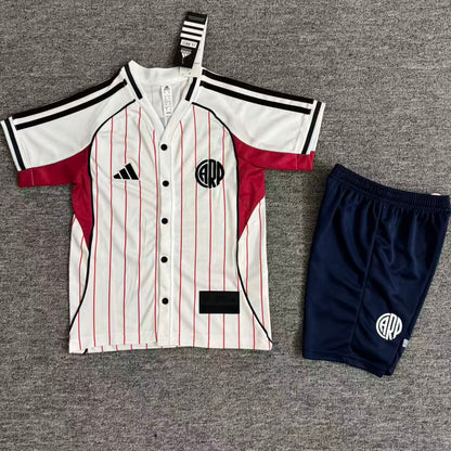 Jersey 2025/26 River Plate  Baseball Especial Manga corta Niño