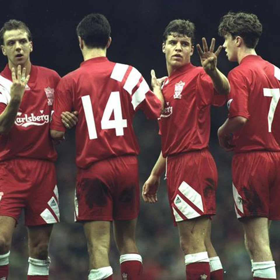 jersey 1992/93 liverpool local manga corta versión fan retro