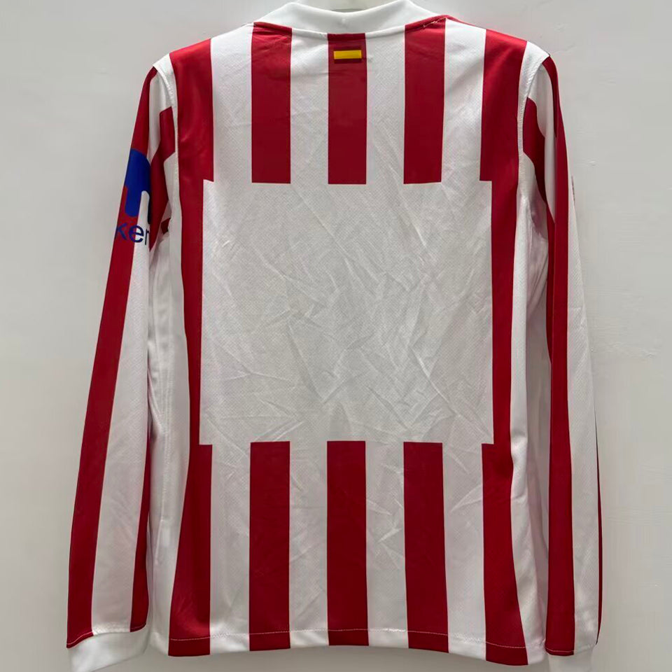 jersey 2025/26 atletico de madrid local manga larga versión fan