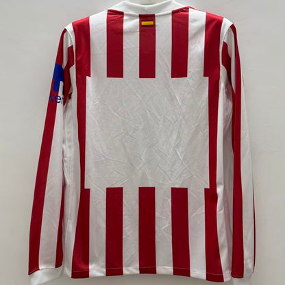 Jersey 2025/26 Atletico de Madrid Local Manga larga Versión Fan