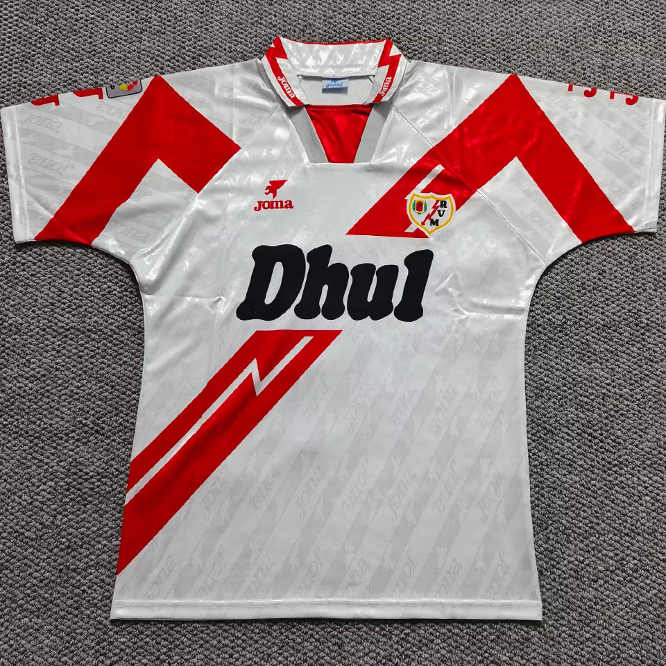 jersey 1994/95 rayo vallecano local manga corta versión fan retro