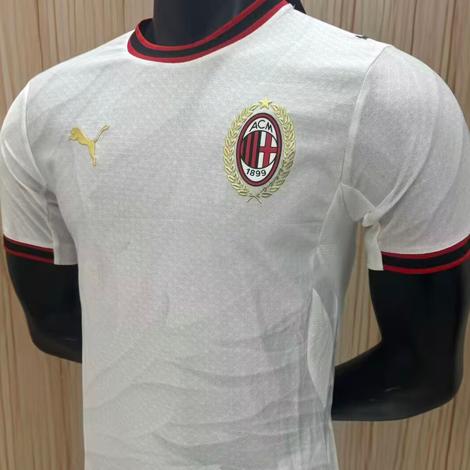 jersey 2026/27 ac milan visitante manga corta versión jugador