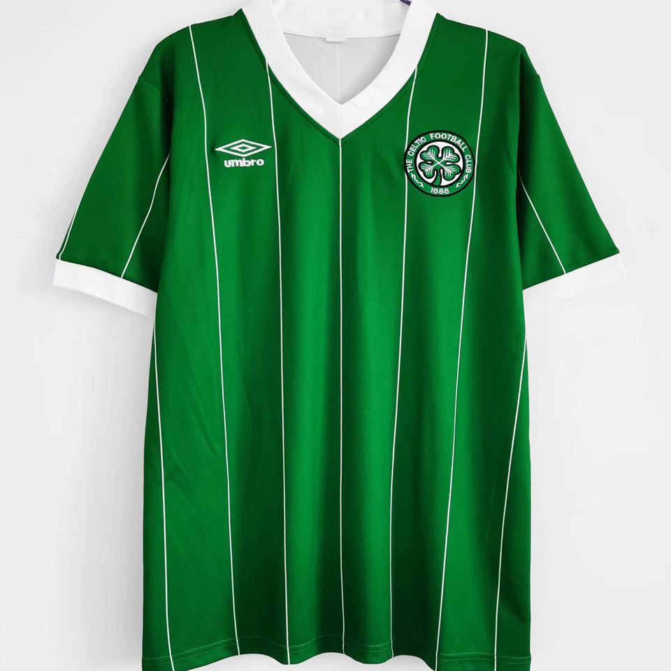 jersey 1984/1986 celtic visitante manga corta versión fan retro