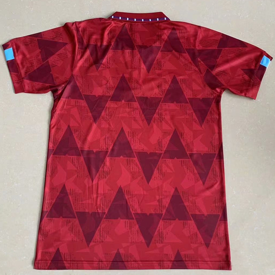 jersey 1991 manchester city visitante manga corta versión fan retro