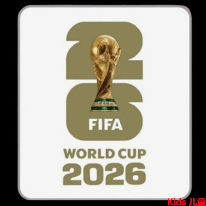2026 rubber kids fifa world cup parches/letras