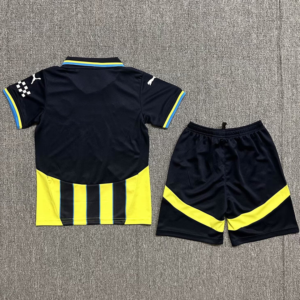 Jersey 2024/25 Manchester City Visitante Manga corta Niño