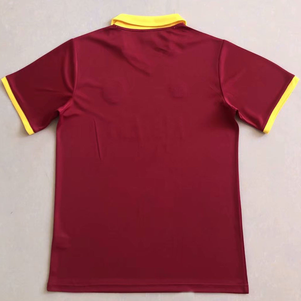 jersey 1989/90 roma local manga corta versión fan retro