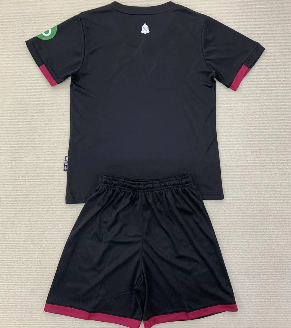 Jersey 2024/25 West Ham Visitante Manga corta Niño