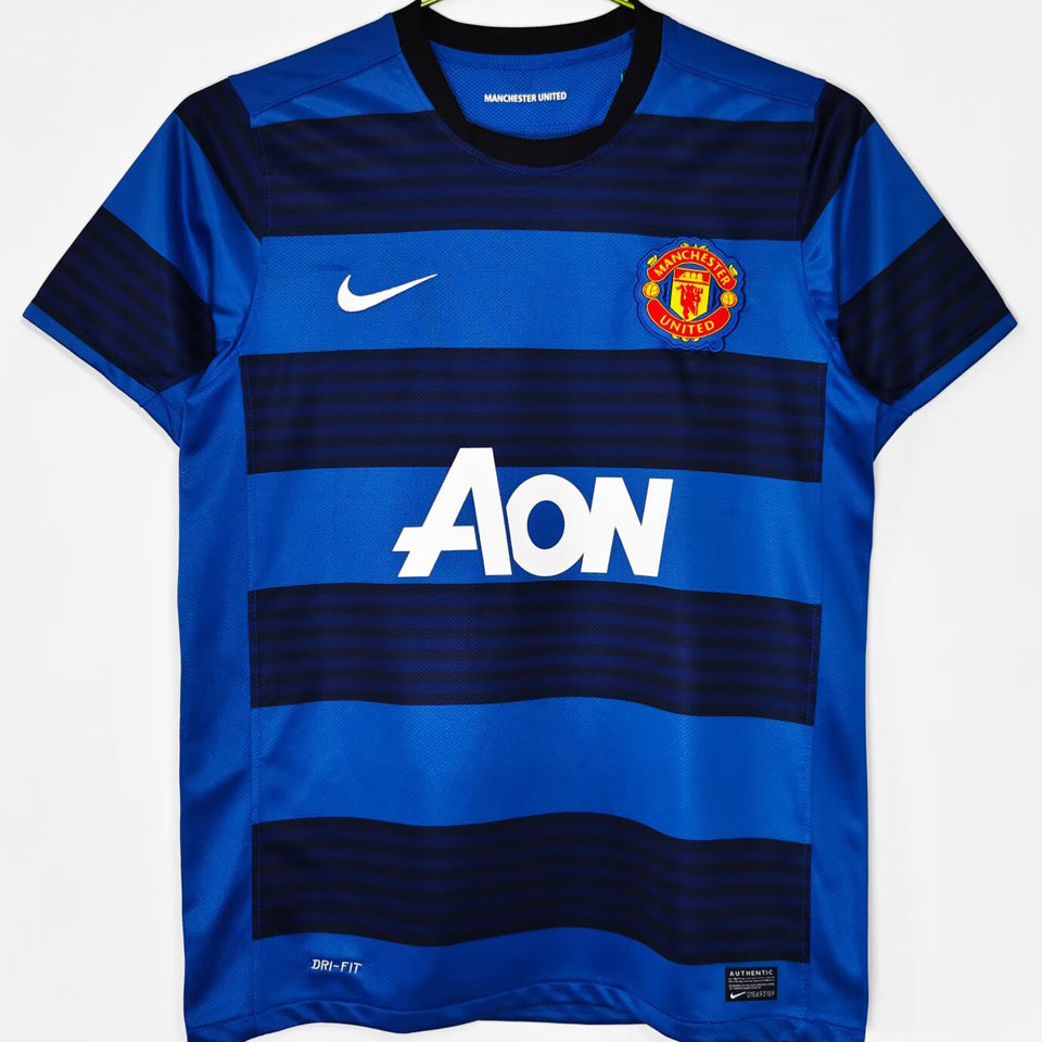 jersey 2011/2012 manchester united visitante manga corta versión fan retro