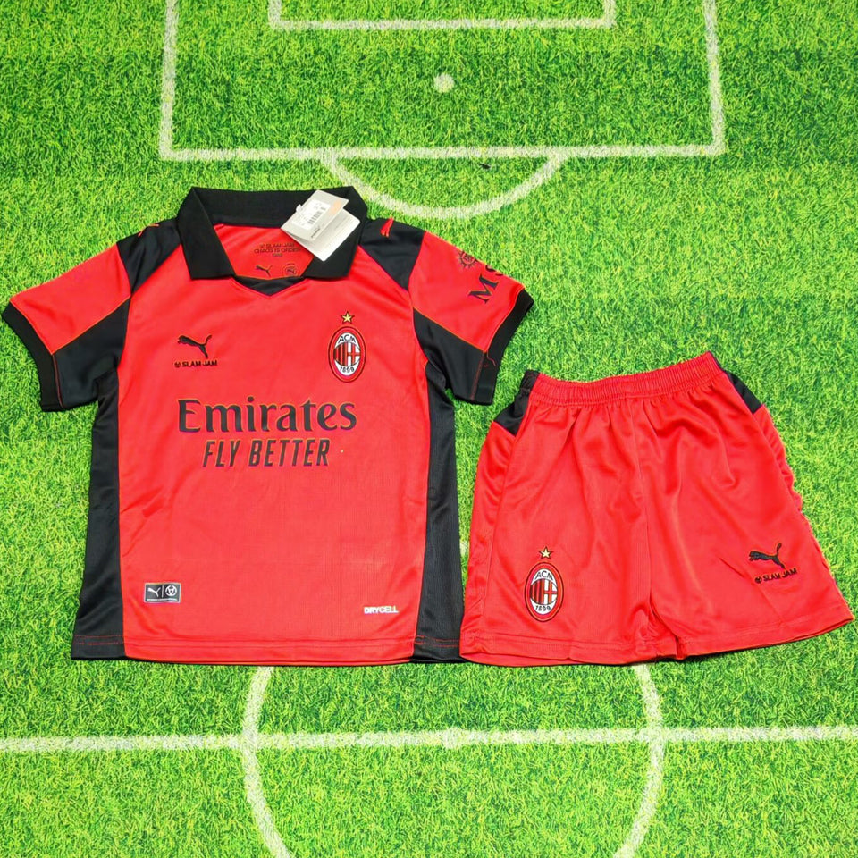 jersey 2025/26 ac milan especial manga corta niño