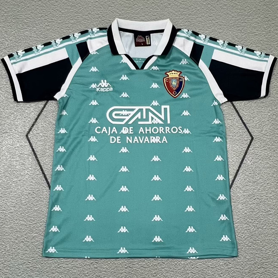 jersey 1995/1997 osasuna visitante manga corta versión fan retro