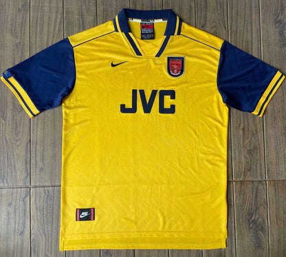Jersey 1996/98 Arsenal Visitante Manga corta Versión Fan Retro