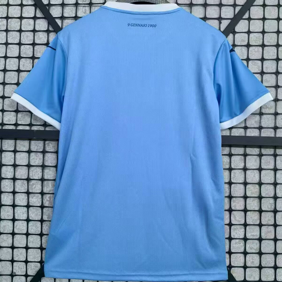 jersey 2025 lazio local manga corta versión fan