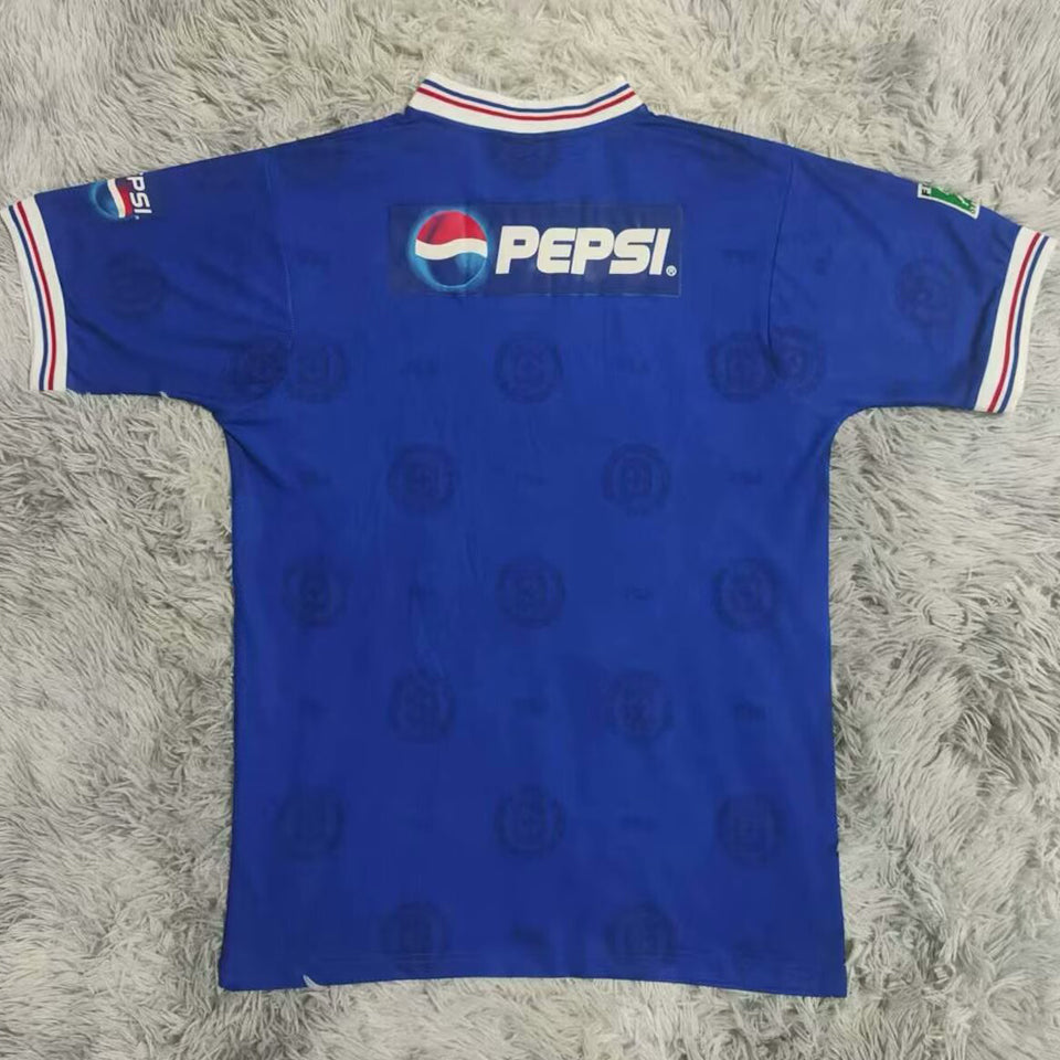 jersey 1997/98 cruz azul local manga corta versión fan retro