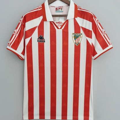 Jersey 1995/97 Bibao AT Local Manga corta Versión Fan Retro