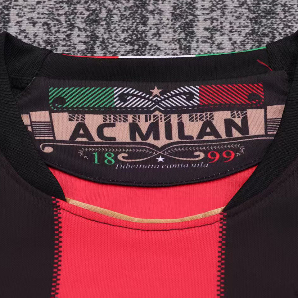 Jersey 2011/2012 AC Milan Local Manga corta Niño Retro