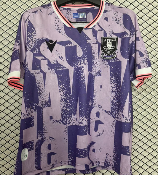Jersey 2025/26 Sheffield Wednesday Visitante Manga corta Versión Fan