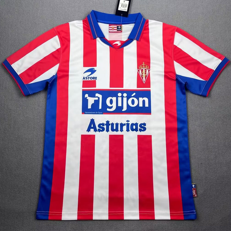 jersey 2001/02 gijon local manga corta versión fan retro