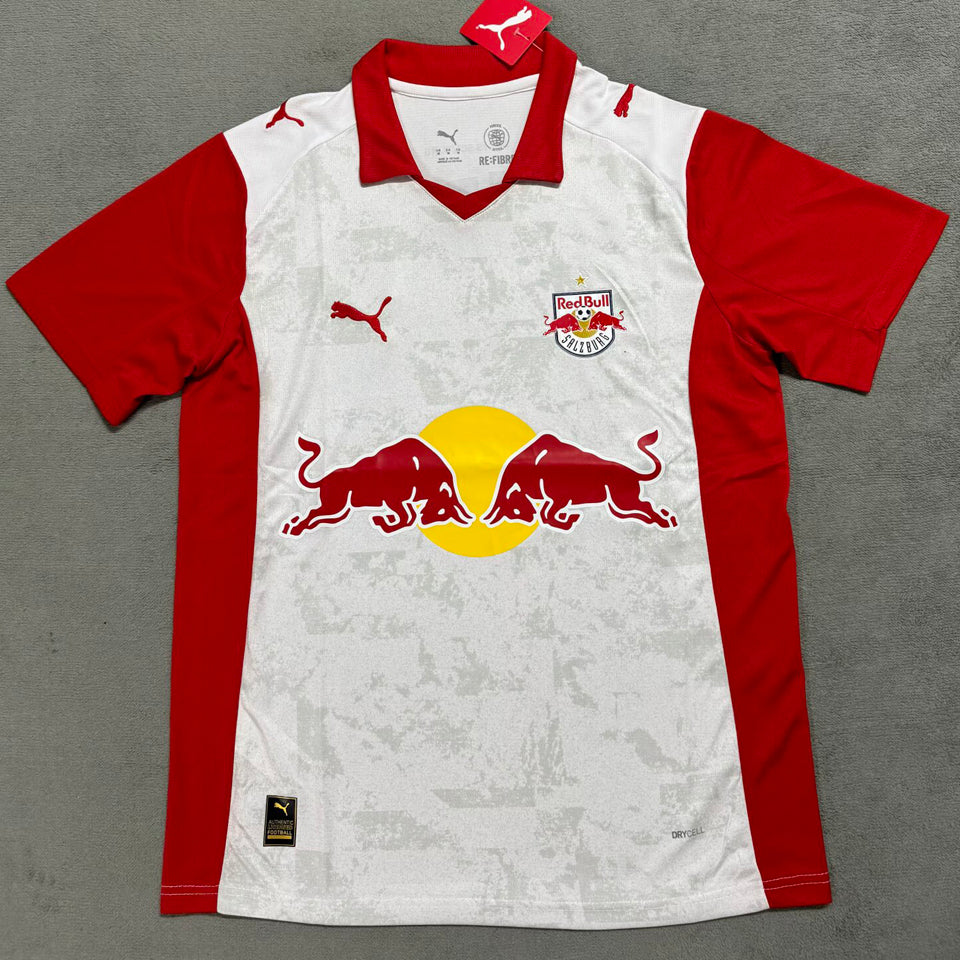 jersey 2025/26 rb salzburg bull local manga corta versión fan
