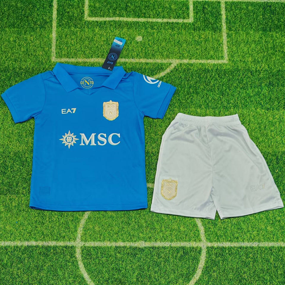 jersey 2026/27 napoli local manga corta niño