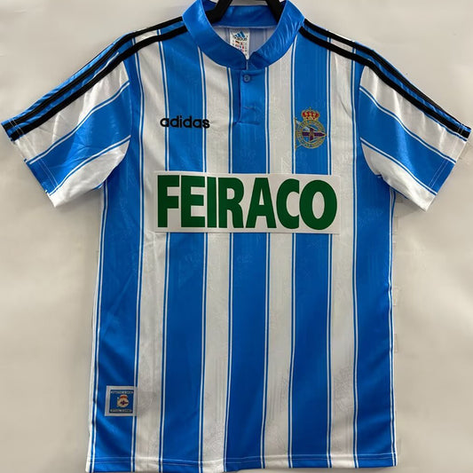 Jersey 1997/98 Deportivo La Coruna Local Manga corta Versión Fan Retro