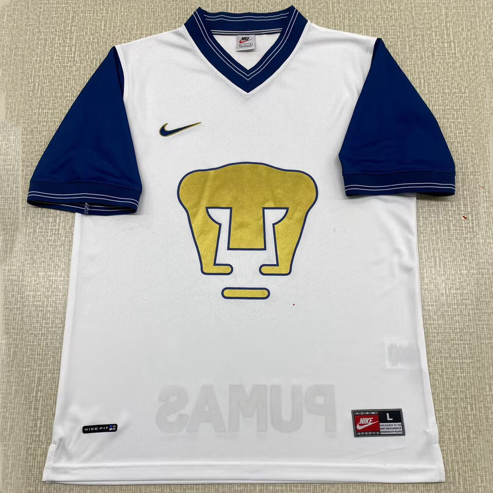 jersey 1998/1999 pumas local manga corta versión fan retro