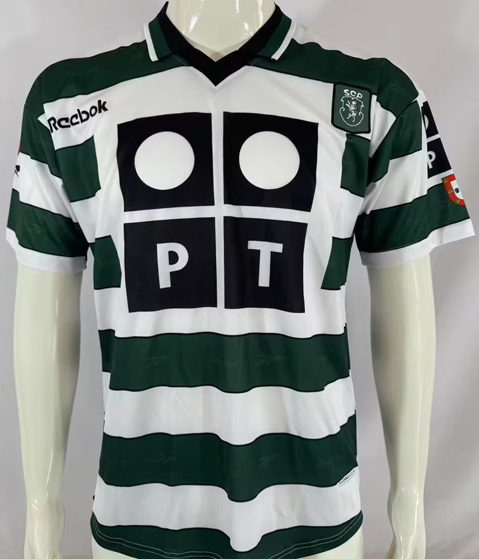 jersey 2000/2001 lisbon local manga corta versión fan retro